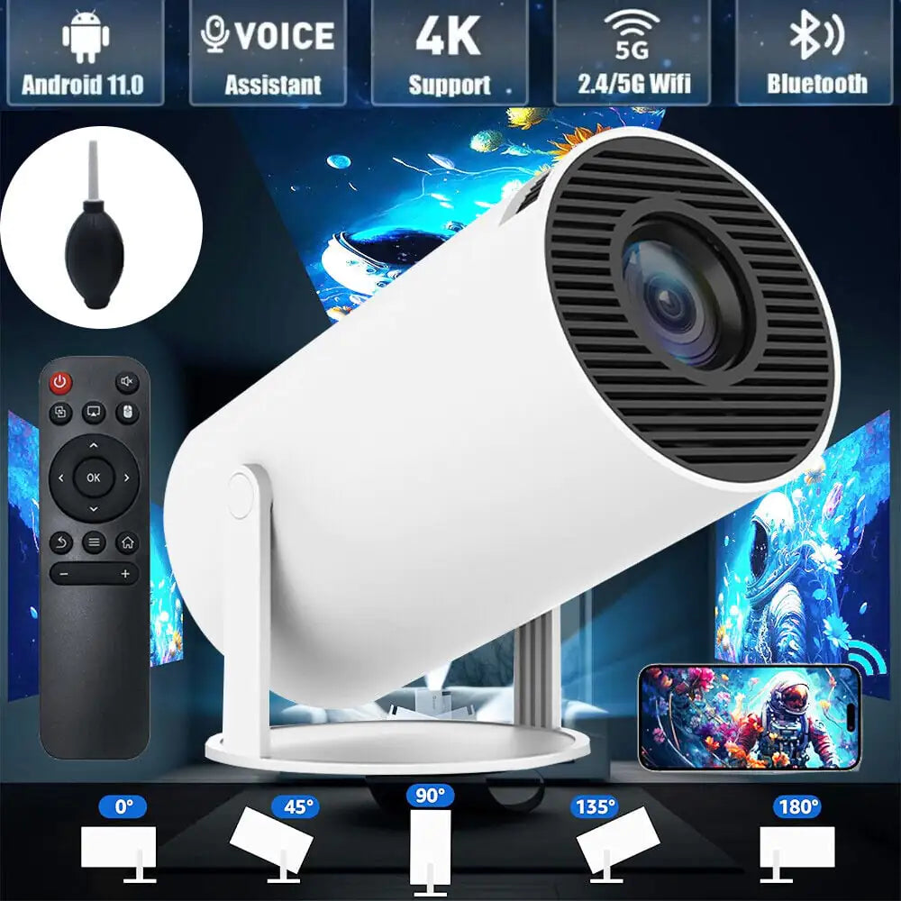 Smart LED Home Cinema Projector