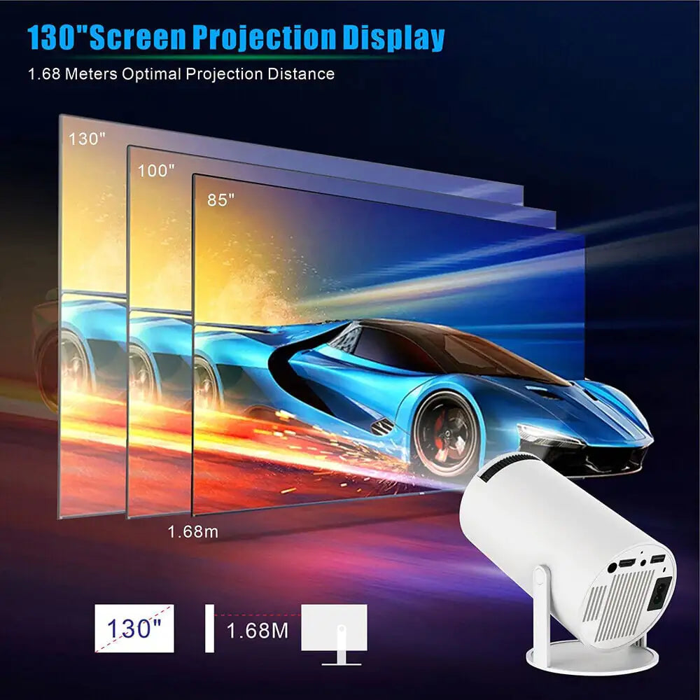 Smart LED Home Cinema Projector